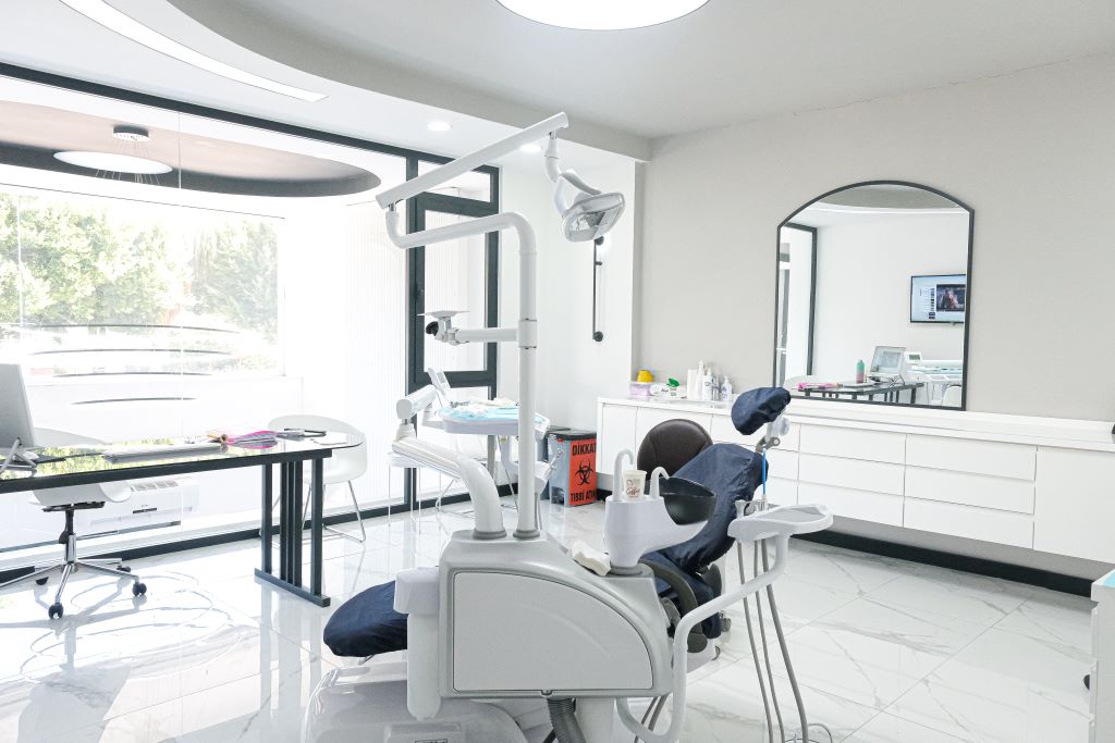 Luxury Dental clinic interior in Antalya, Turkey - modern dental care environment